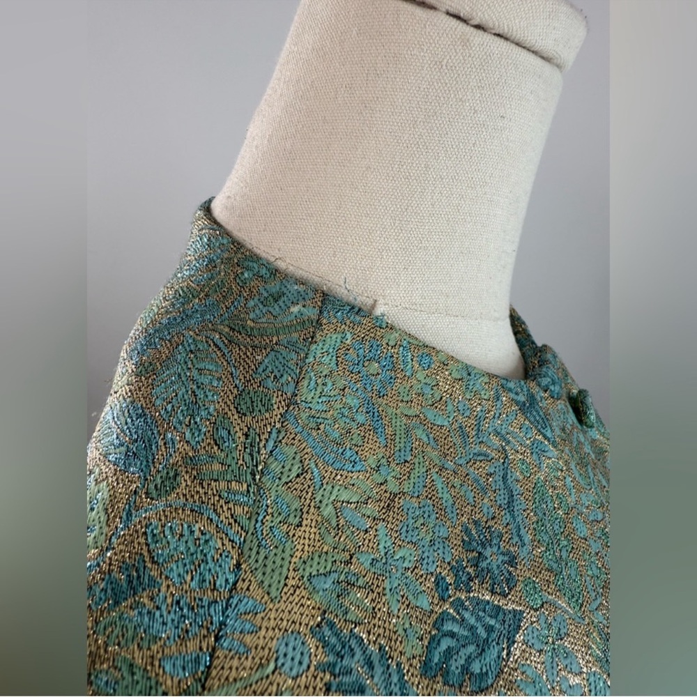 Reem Acra Jacquard Cocktail Dress - Picture 8 of 11